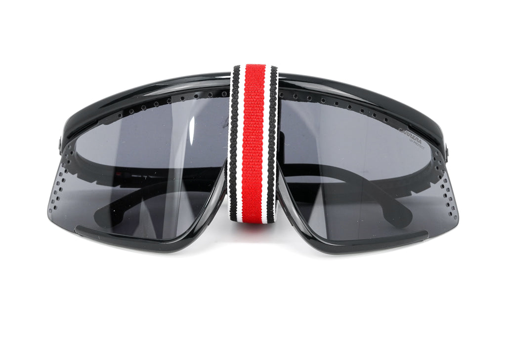 Carrera Unisex Sunglasses Shield Wap-Around Black/Grey