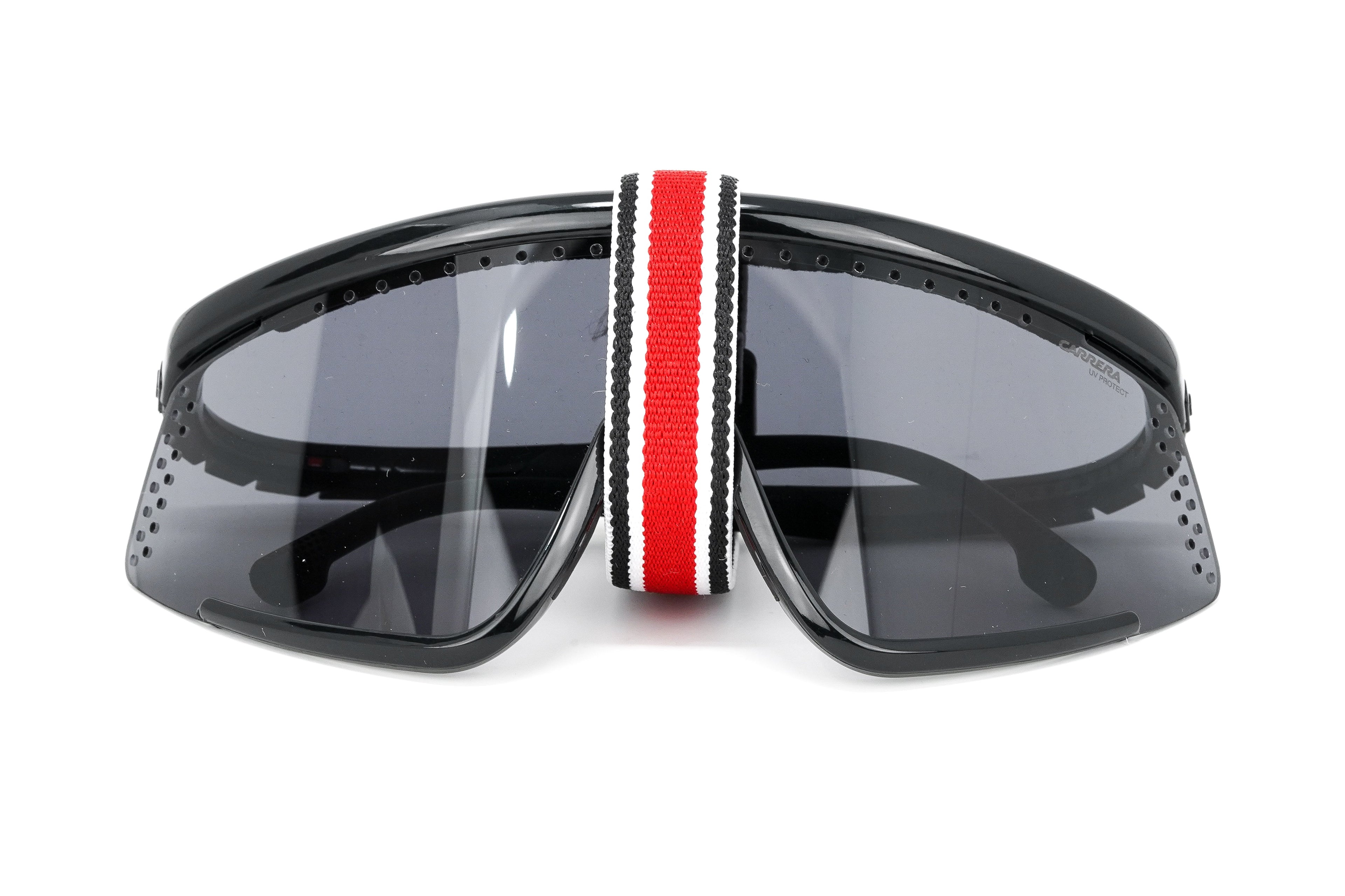 Carrera Unisex Sunglasses Shield Wap-Around Black/Grey