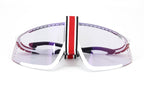 Carrera Unisex Sunglasses Shield Wap-Around White Pink