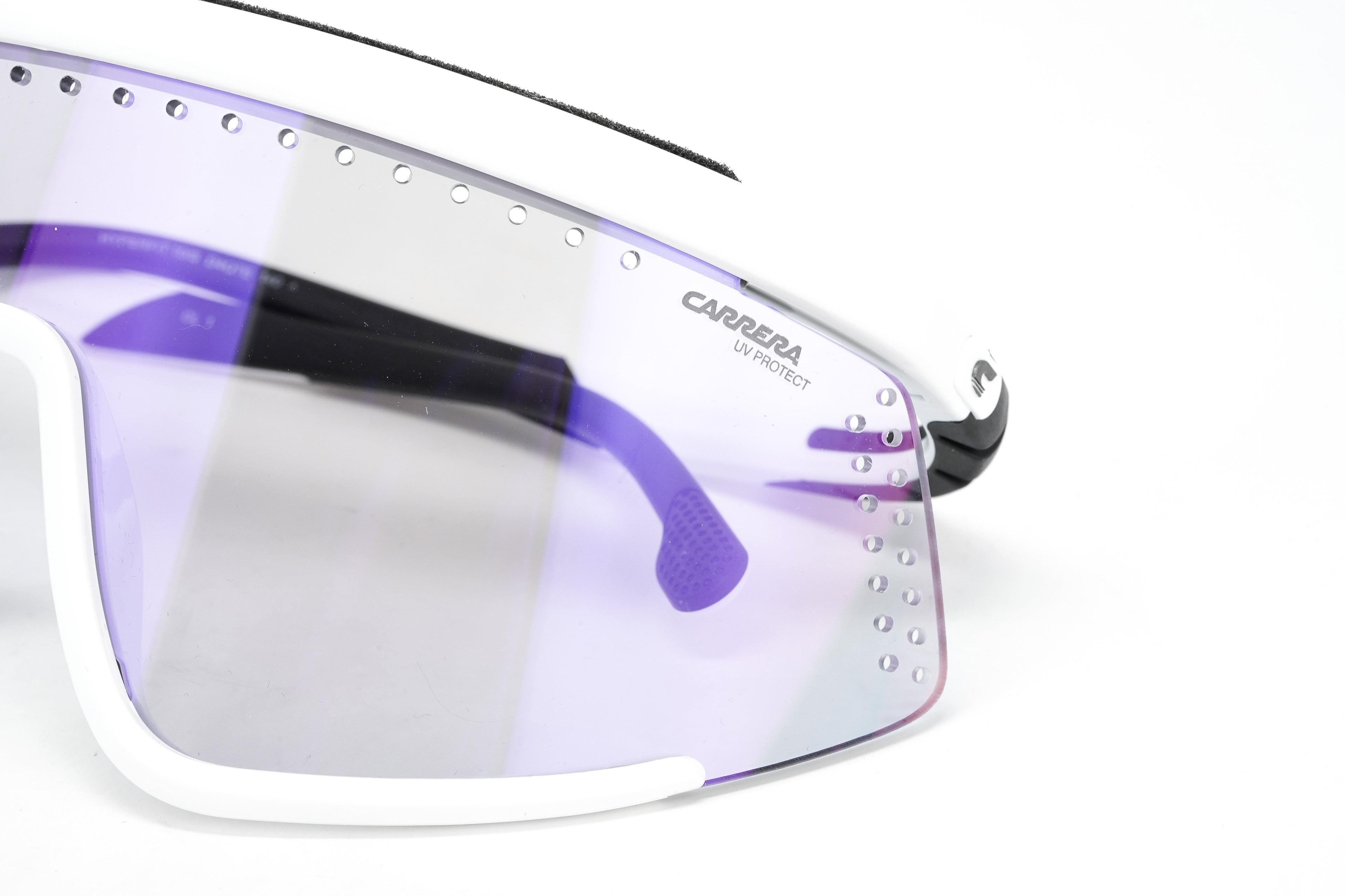 Carrera Unisex Sunglasses Shield Wap-Around White Pink