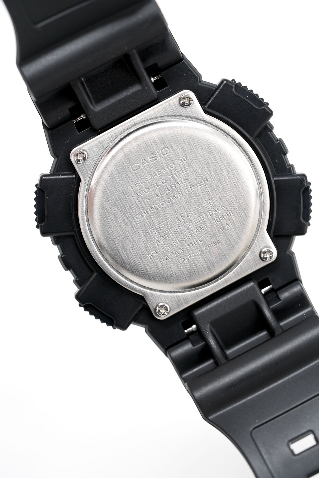 Casio Men's Watch World Time Telememo Gold/Black