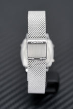 Casio Ladies Watch Digital Vintage Classic Milanese Silver