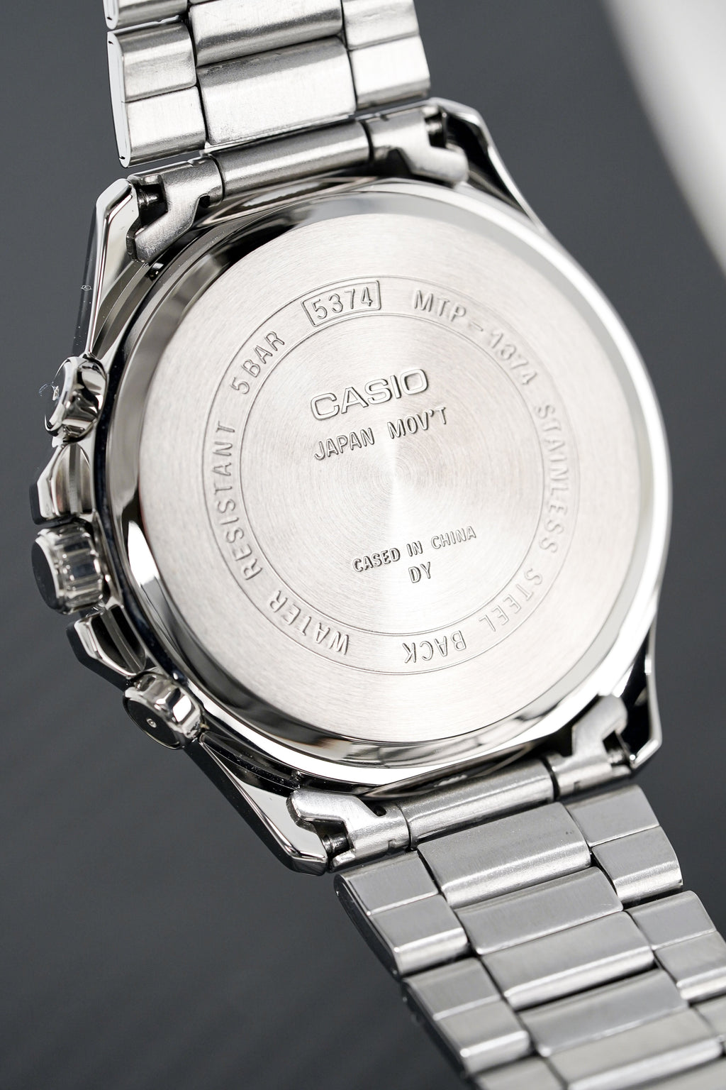 Casio Chronograph 47mm Silver Men's Stainless Steel Watch