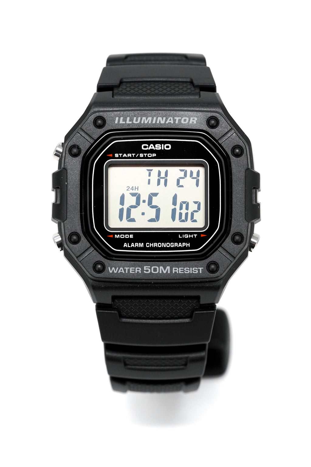 Casio Watch Chronograph Digital Black