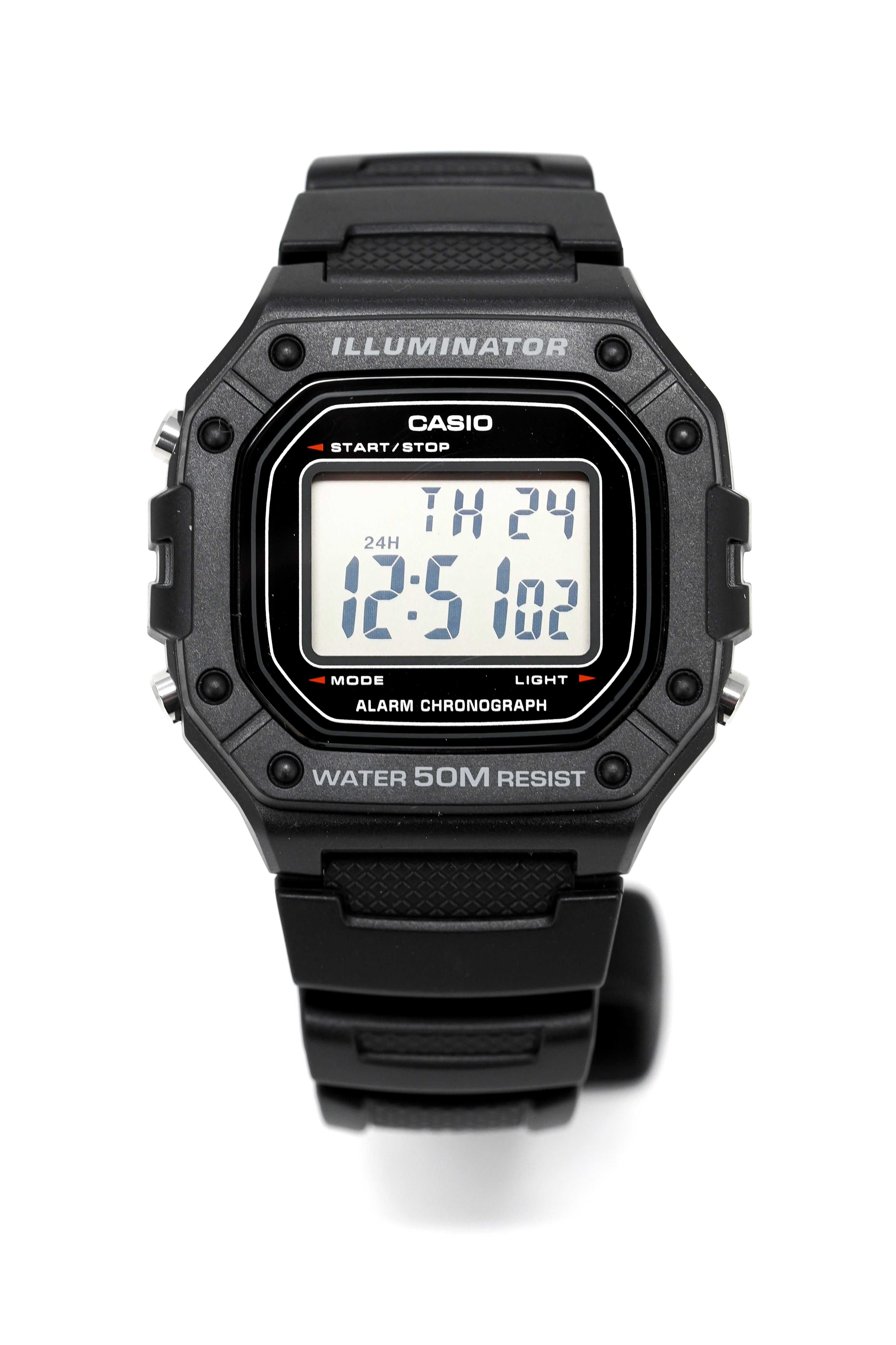 Casio Watch Chronograph Digital Black
