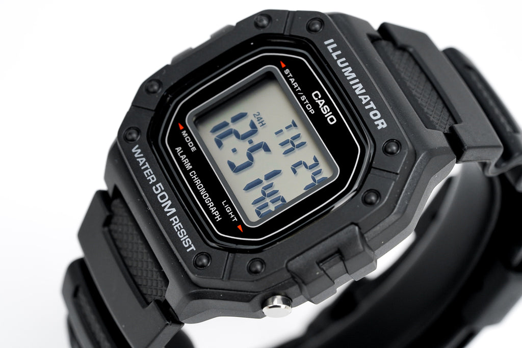 Casio Watch Chronograph Digital Black
