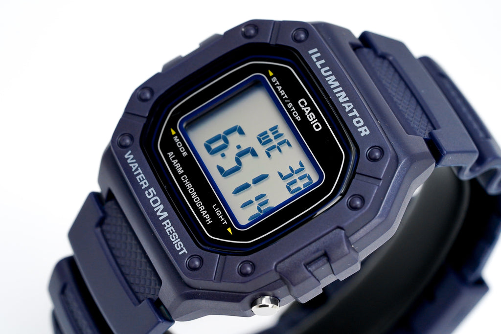 Casio Watch Chronograph Digital Blue
