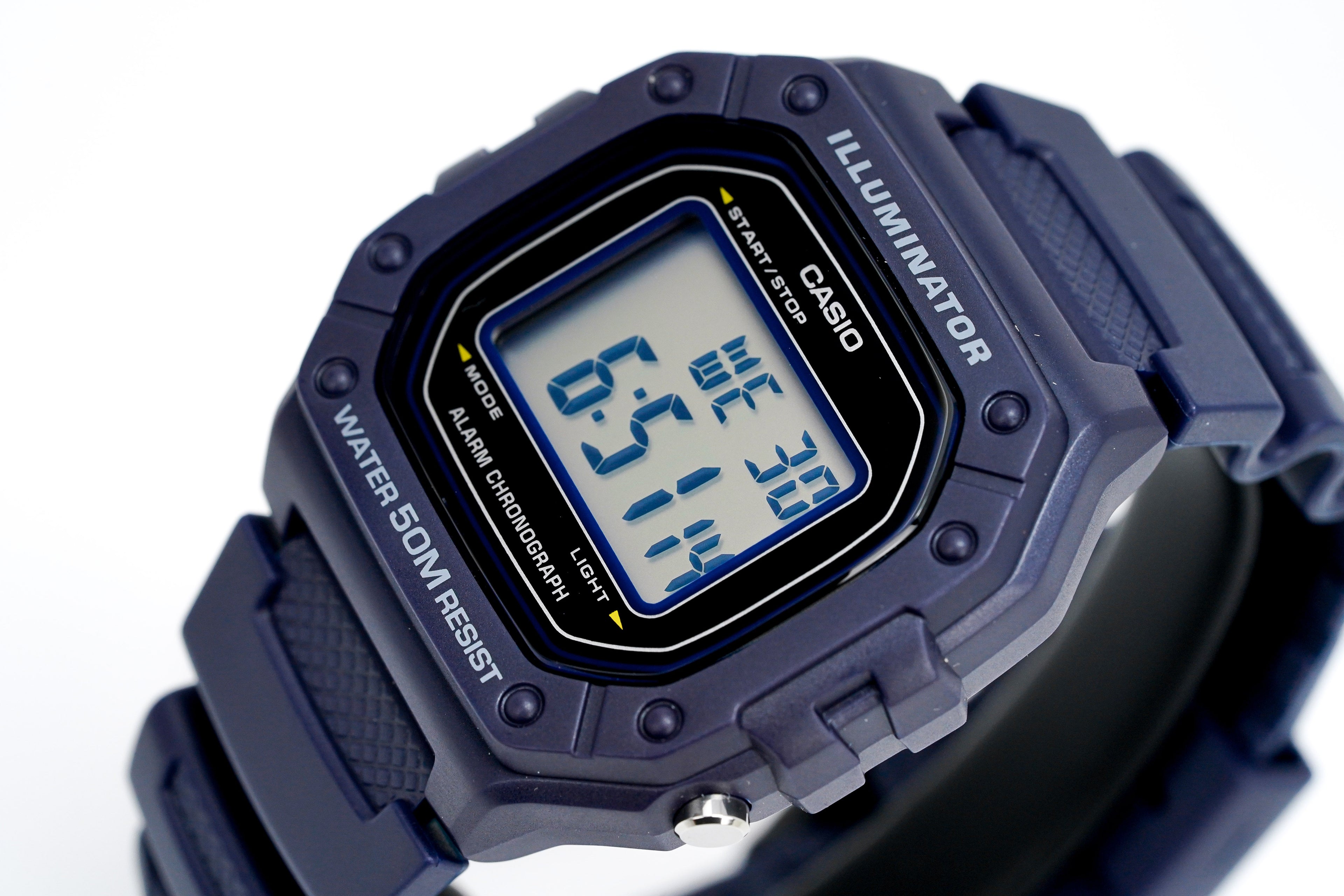 Casio Watch Chronograph Digital Blue