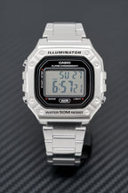Casio Watch Chronograph Digital Silver