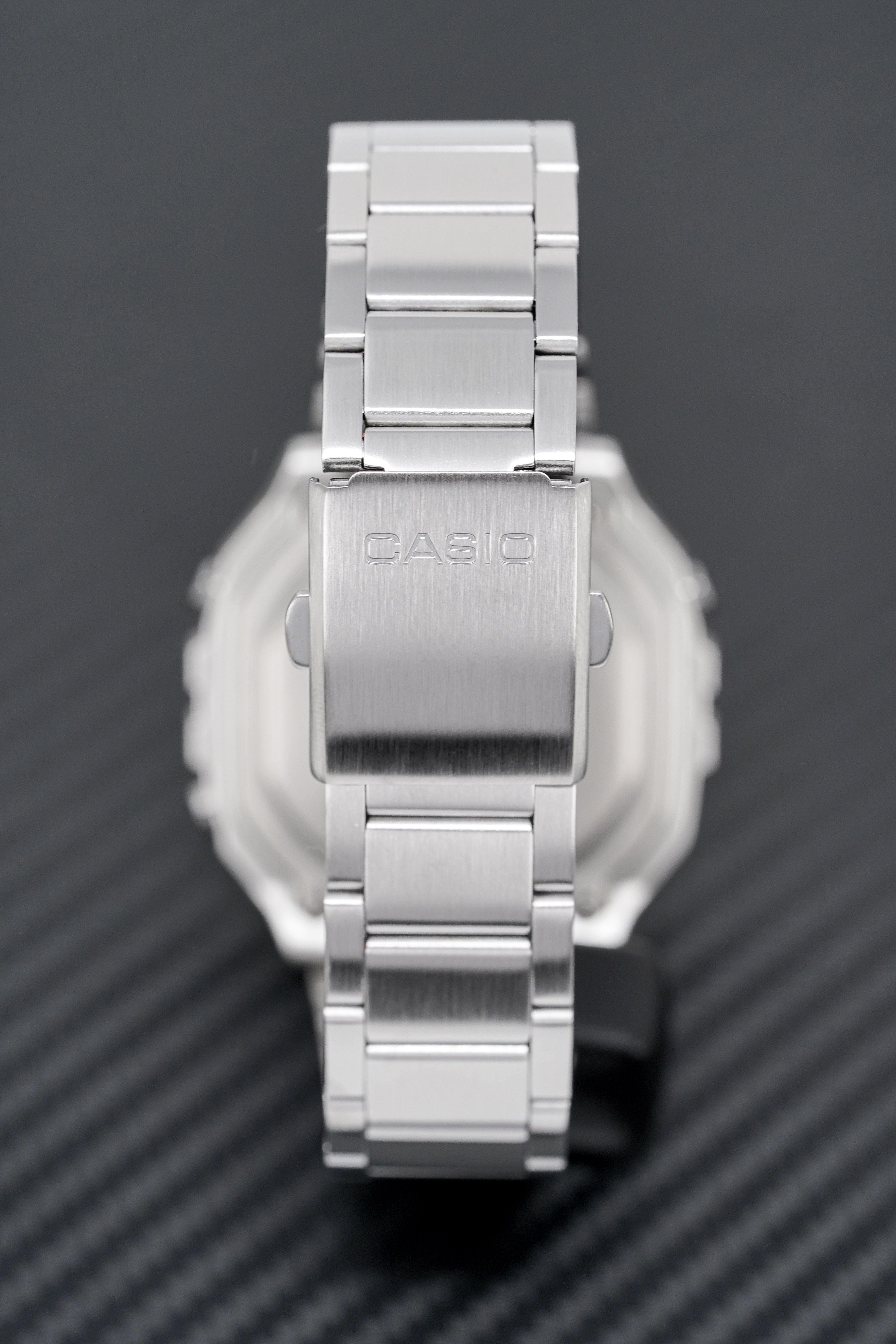 Casio Watch Chronograph Digital Silver