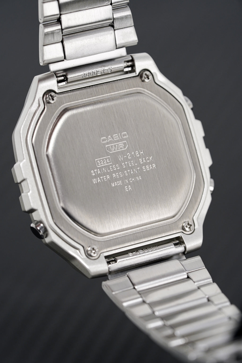 Casio Watch Chronograph Digital Silver