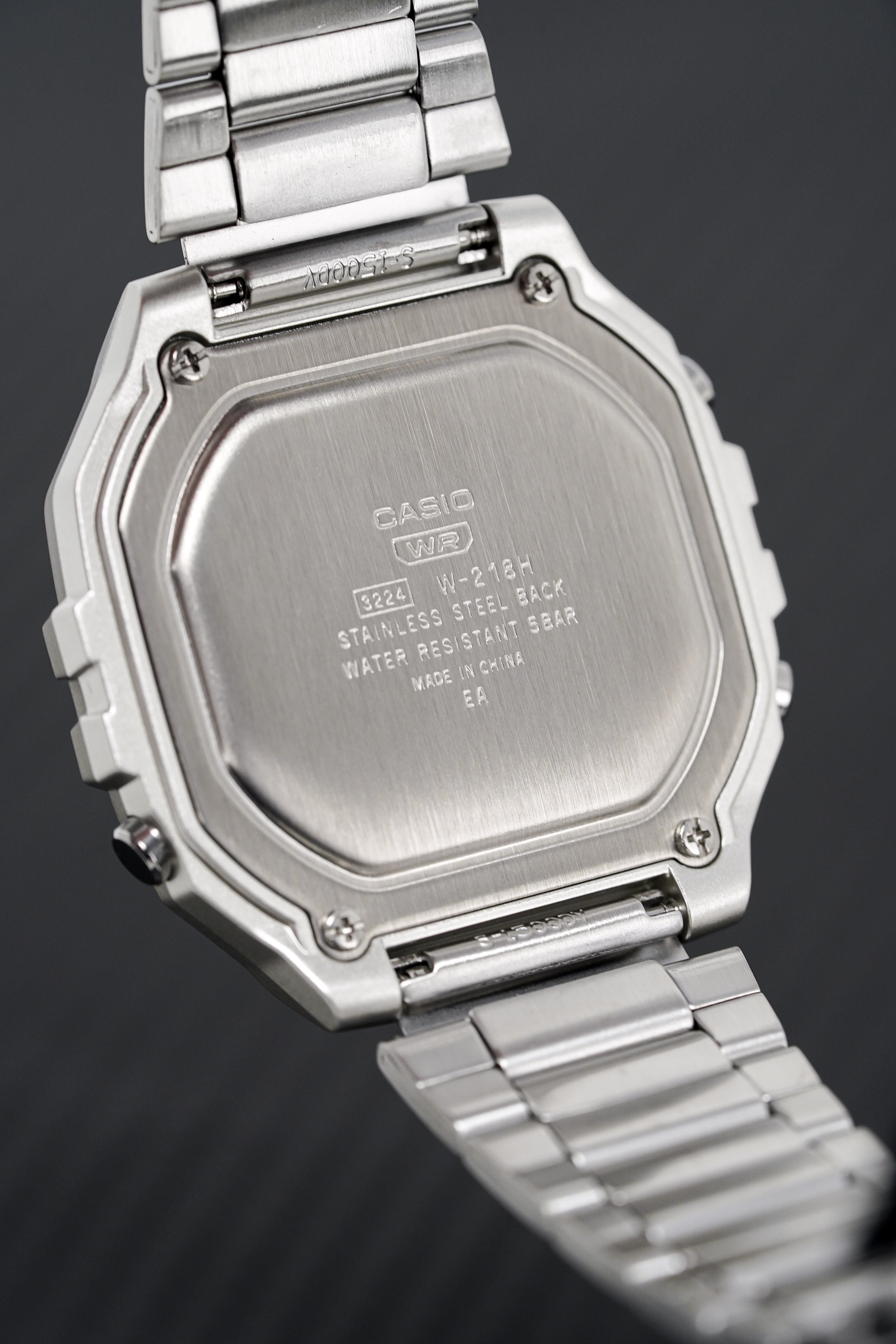 Casio Watch Chronograph Digital Silver
