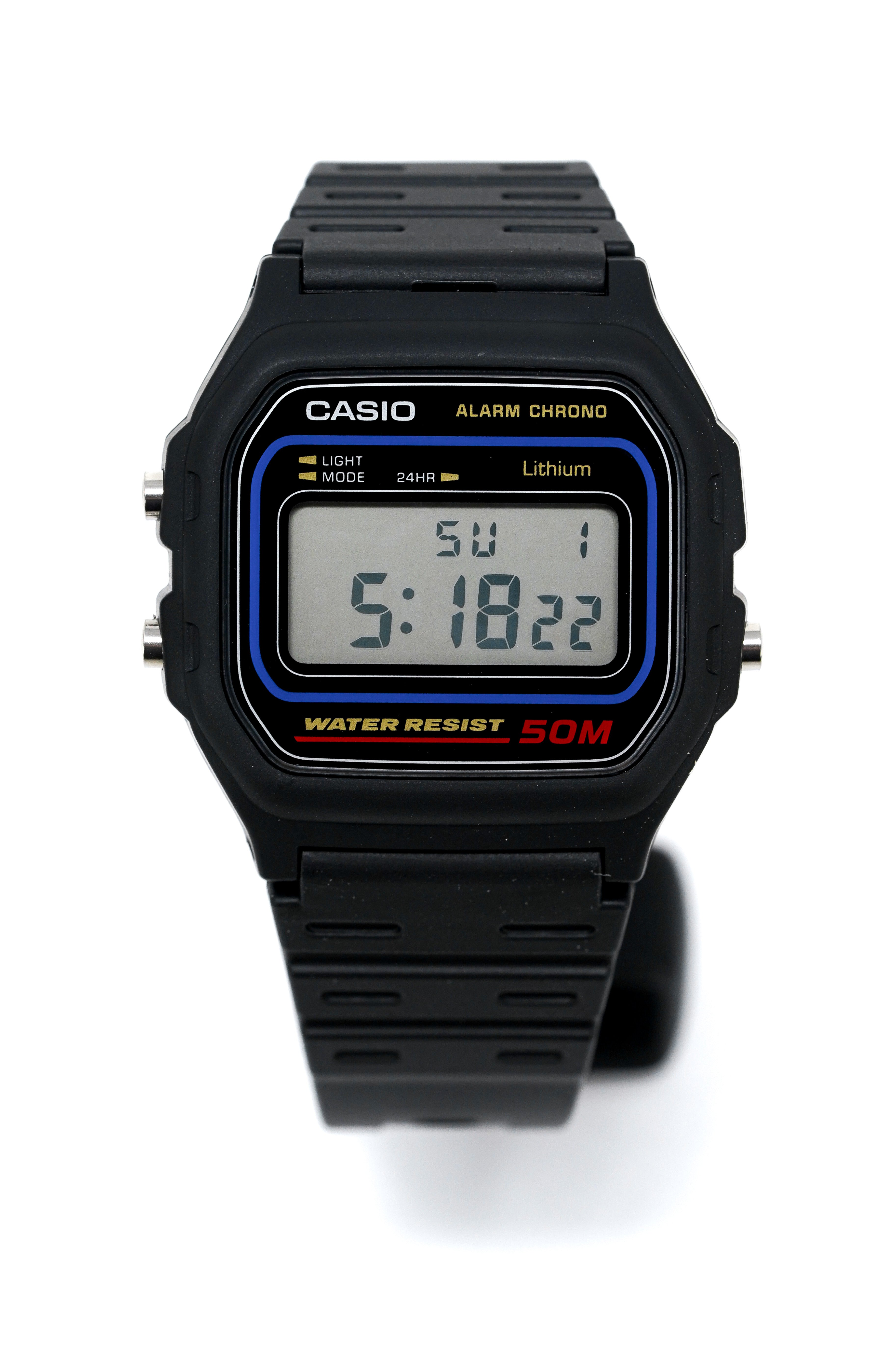 Casio Watch Alarm Chronograph Digital Black