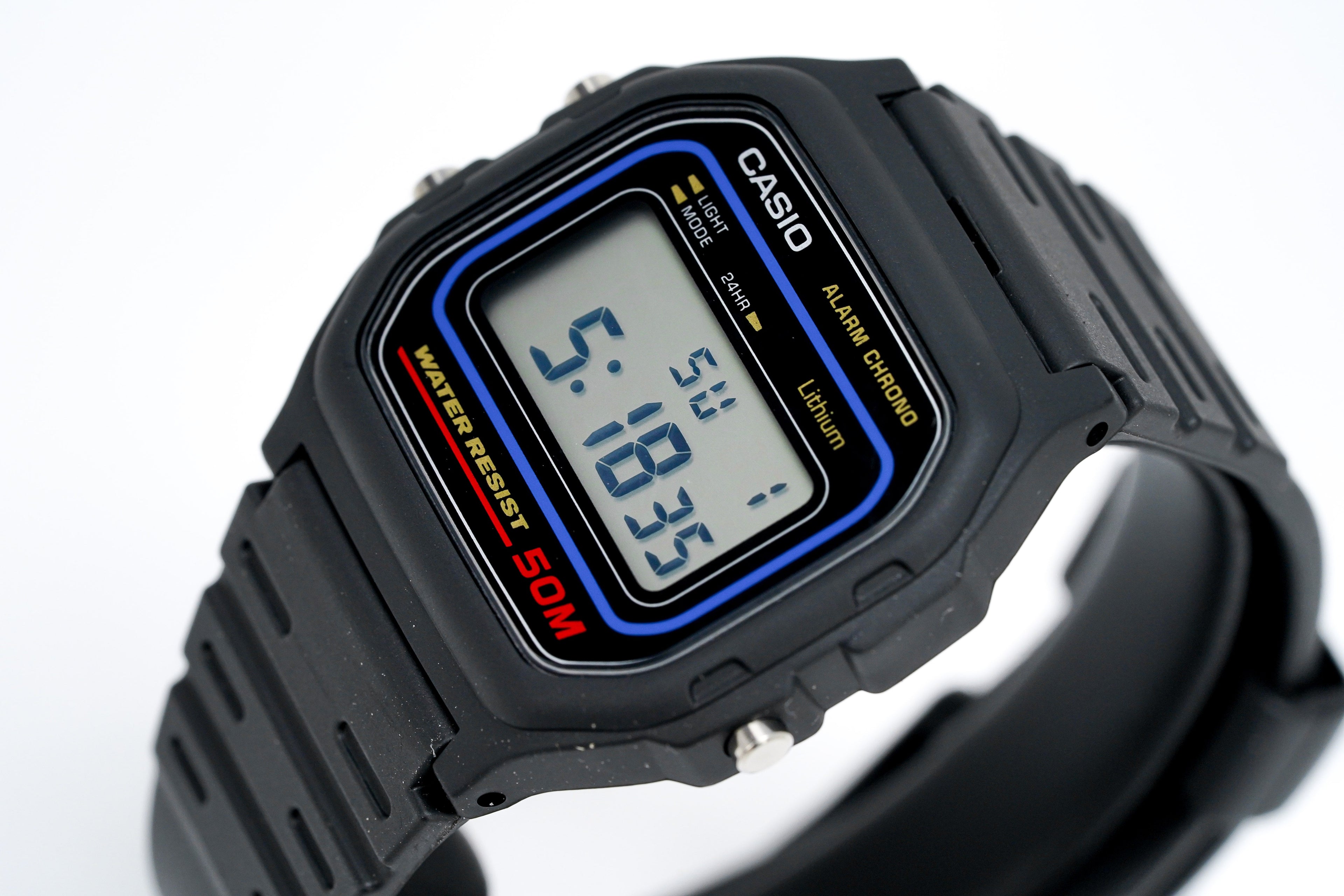 Casio Watch Alarm Chronograph Digital Black