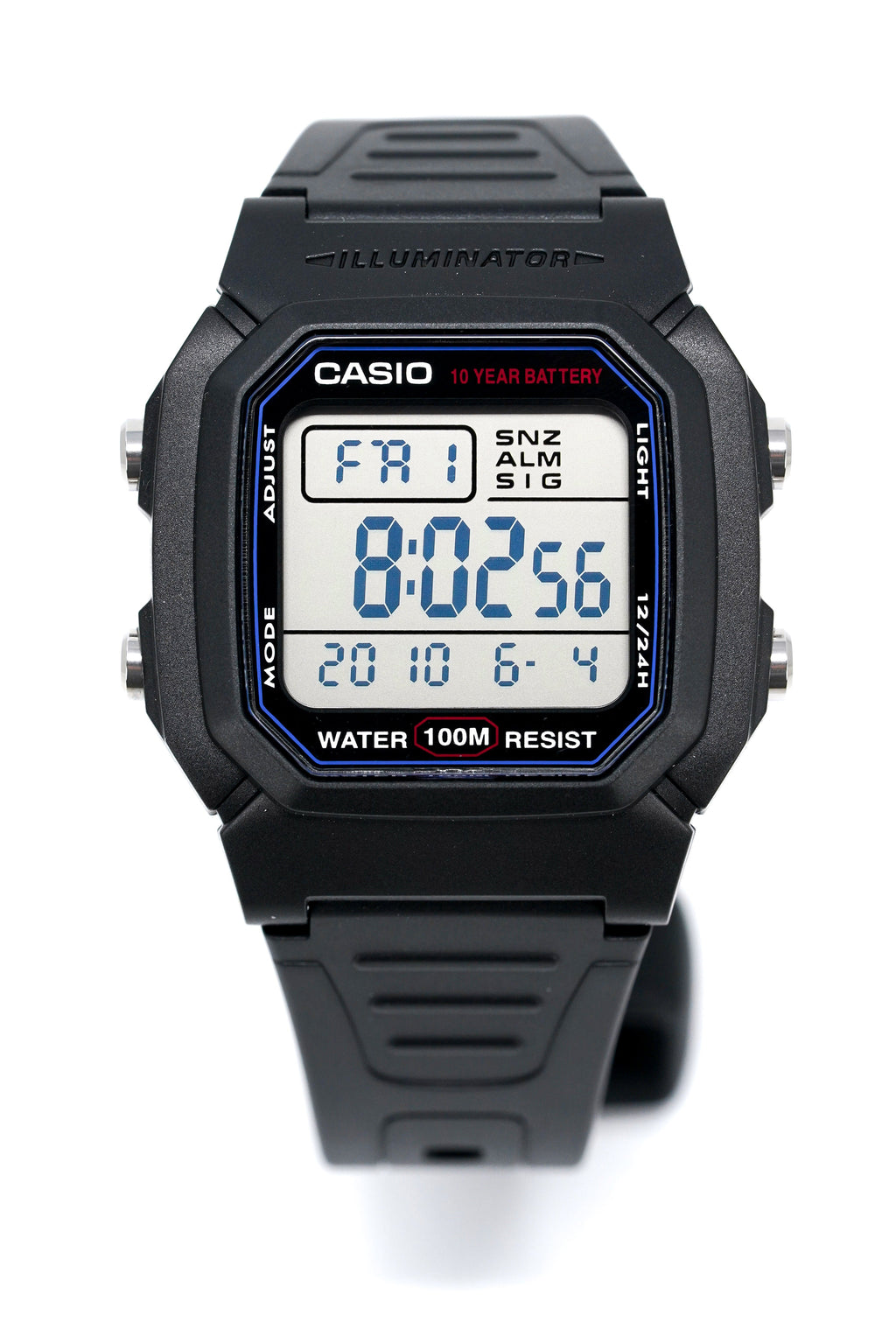 Casio Men's Watch Chronograph Digital Blue Black