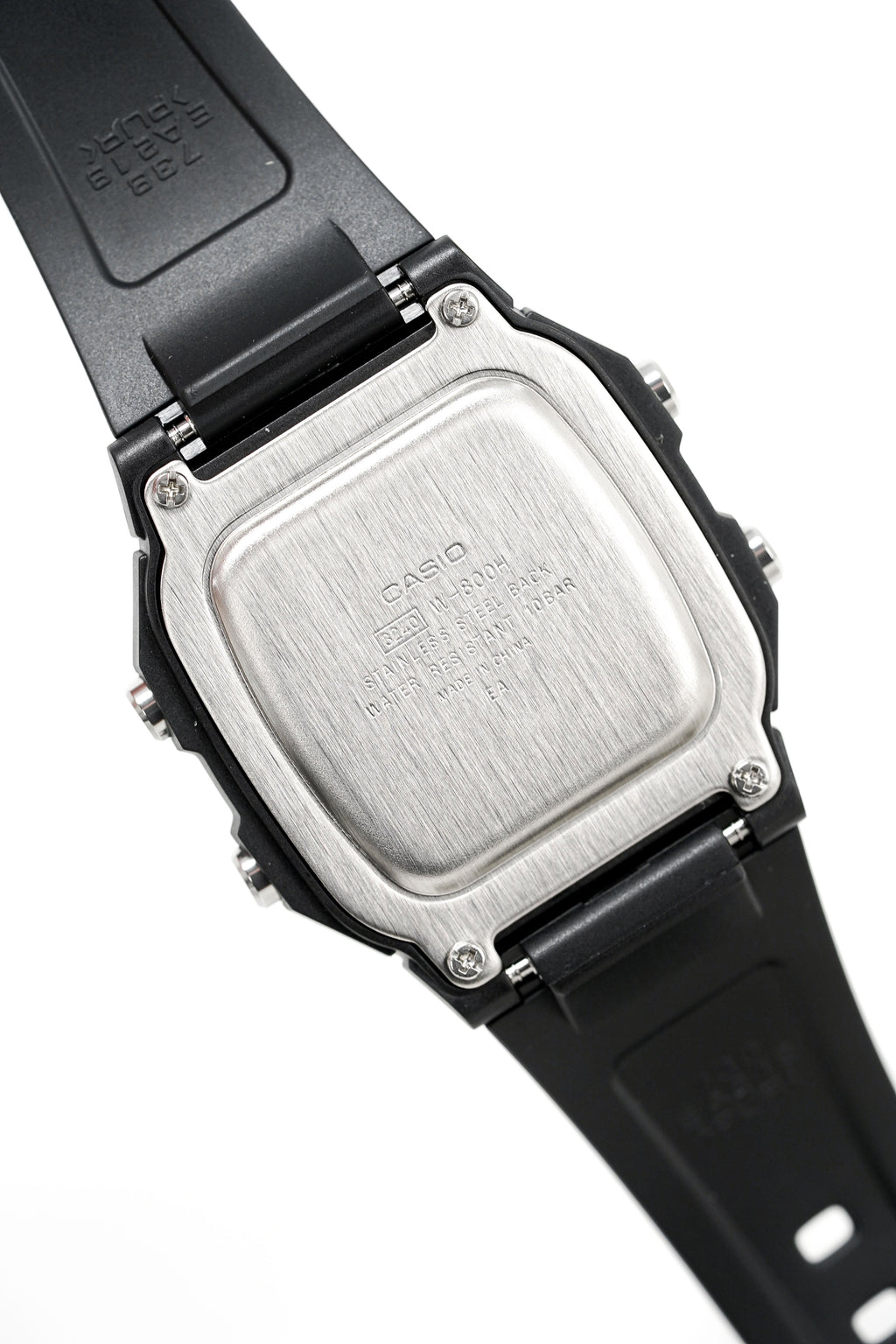 Casio Men's Watch Chronograph Digital Square Black