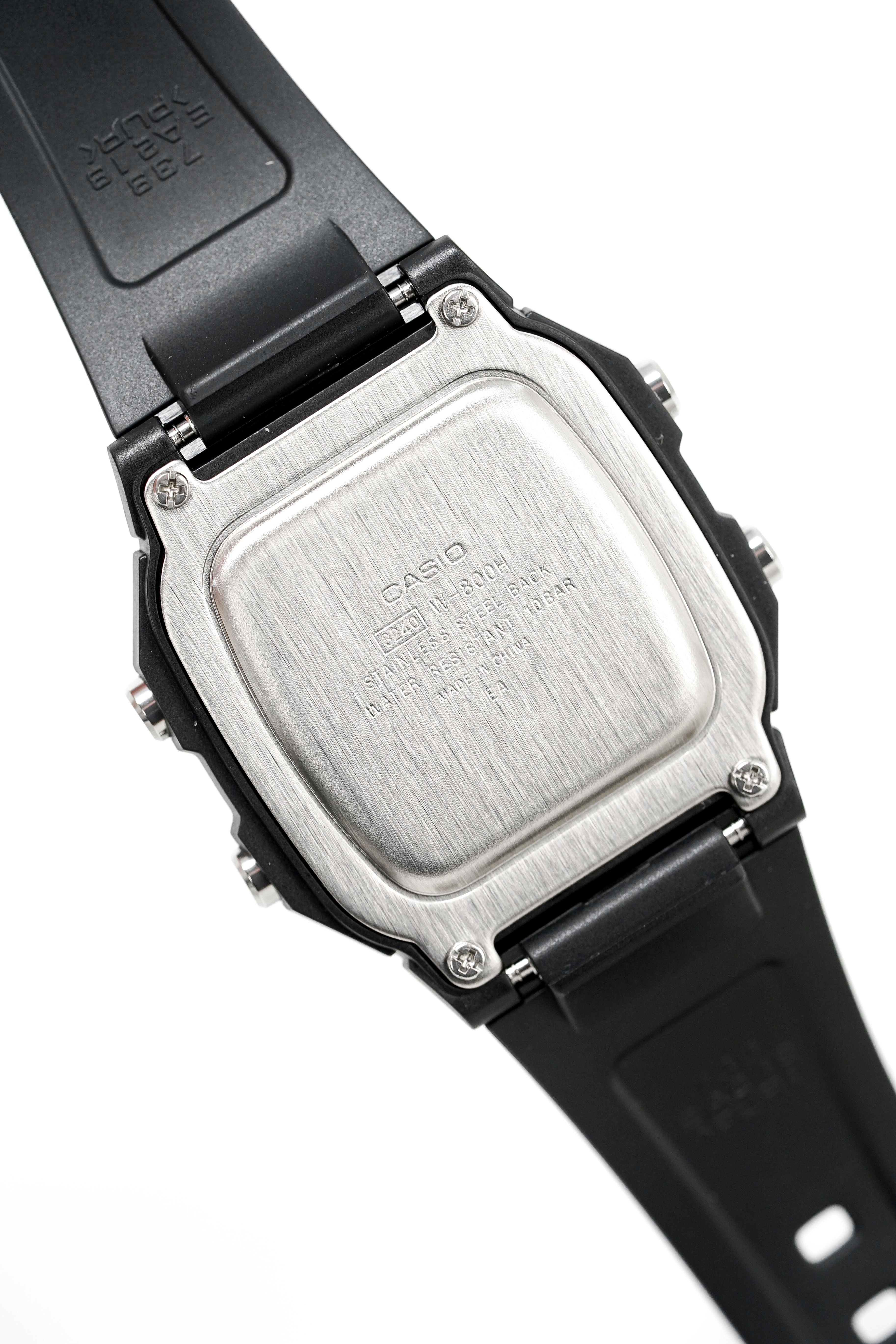 Casio Men's Watch Chronograph Digital Square Black