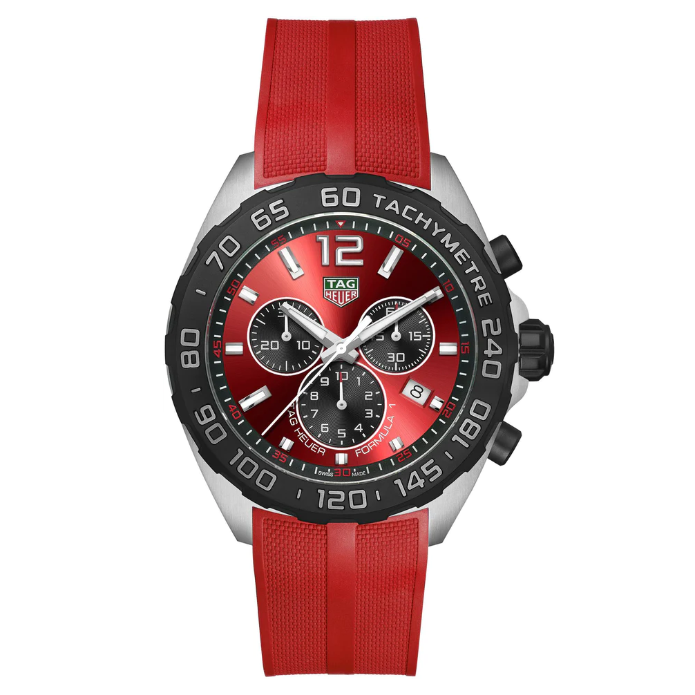 Tag Heuer Formula 1 Men's Red Chronograph Watch
