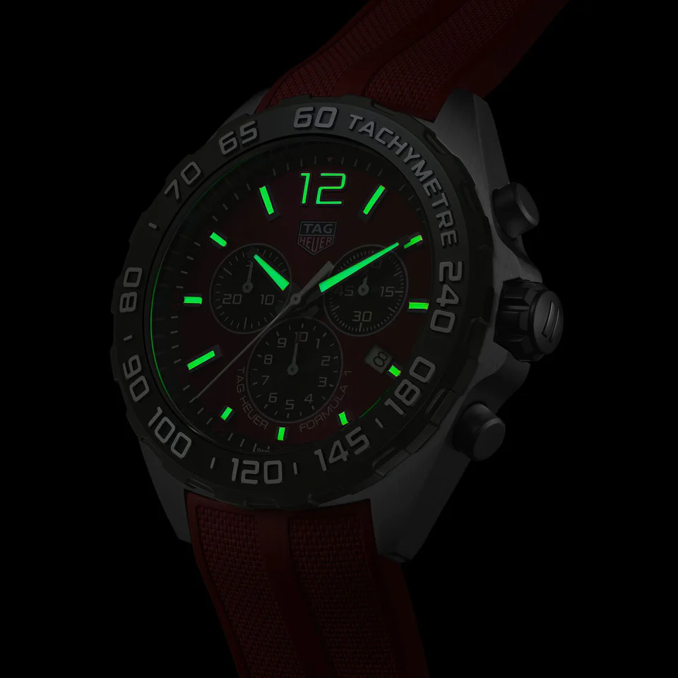 Tag Heuer Formula 1 Men's Red Chronograph Watch