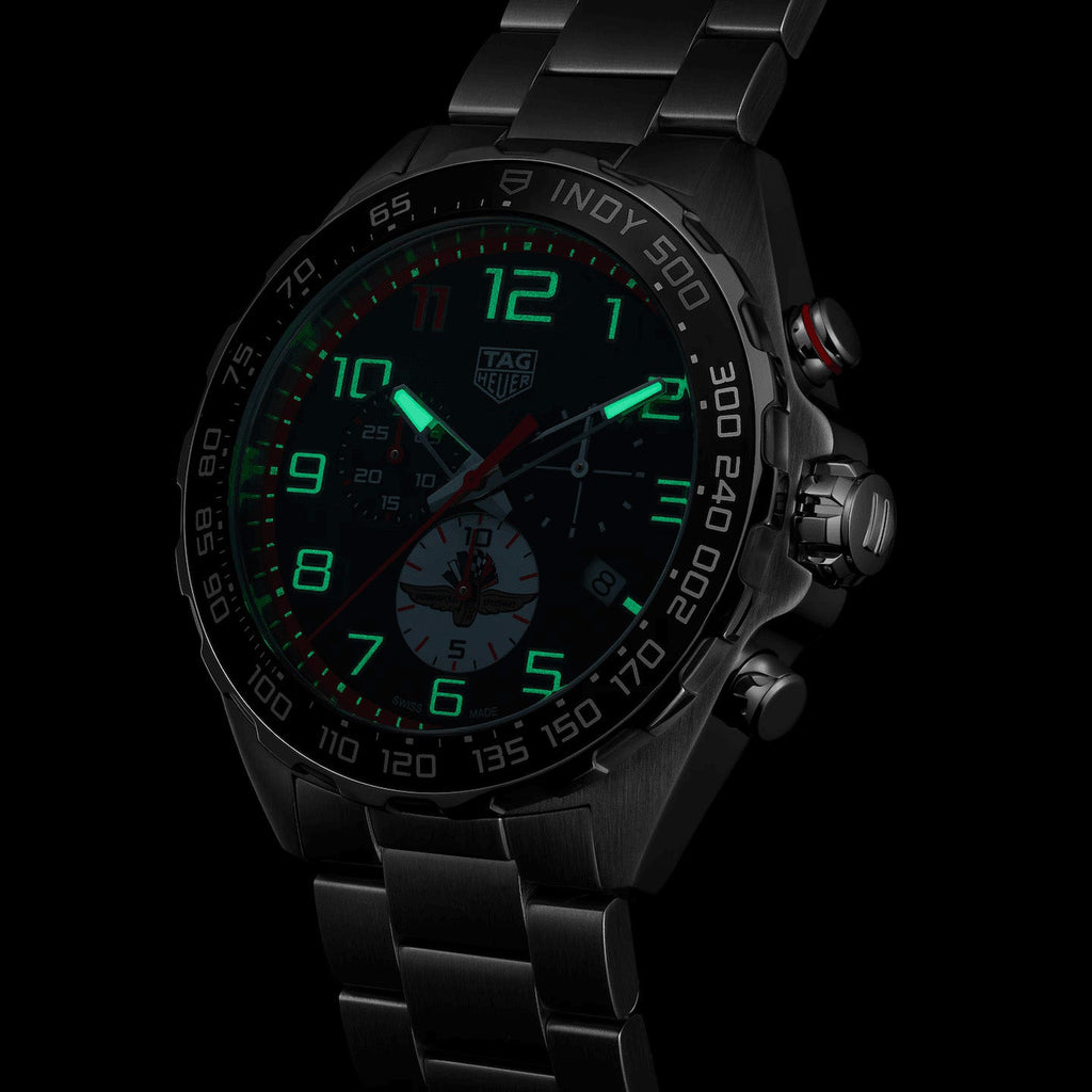 Tag Heuer Formula 1 Men's Black Chronograph X Indy 500 Special Edition Watch