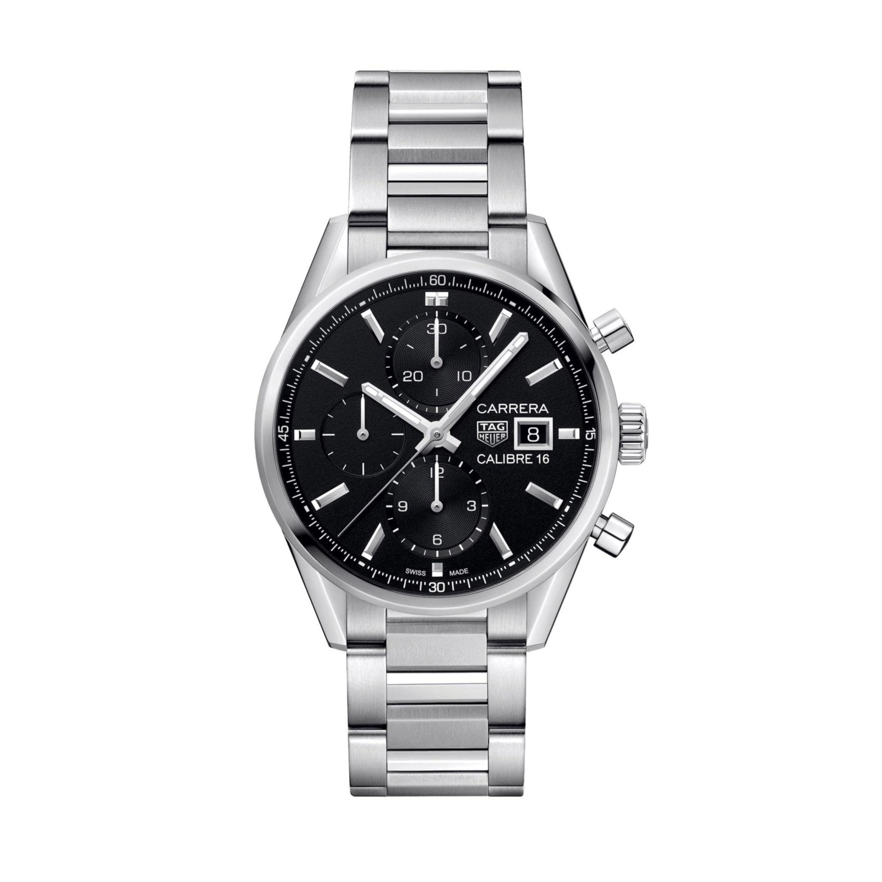 Tag Heuer Carrera Men's Black Chronograph Watch