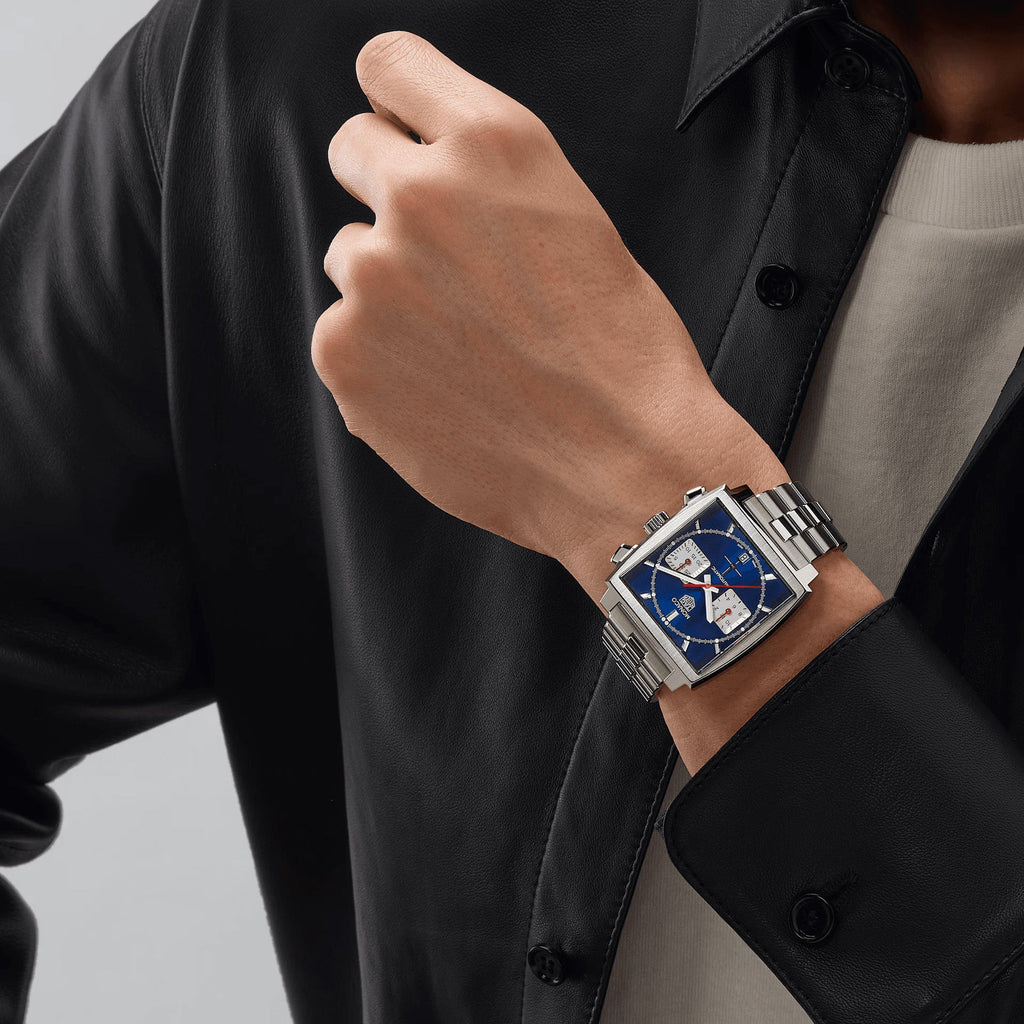 Tag Heuer Monaco Men's Blue Chronograph Watch