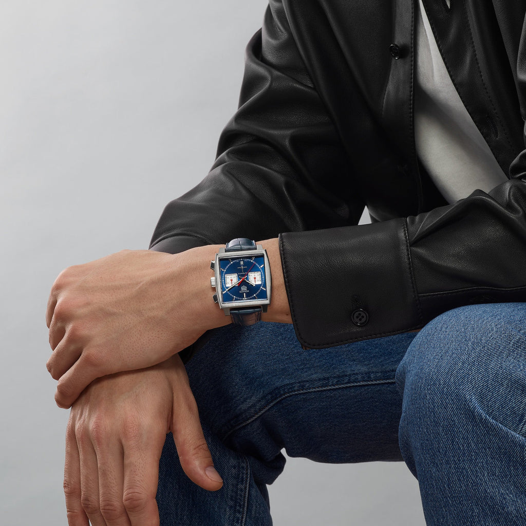 Tag Heuer Monaco Men's Blue Chronograph Watch