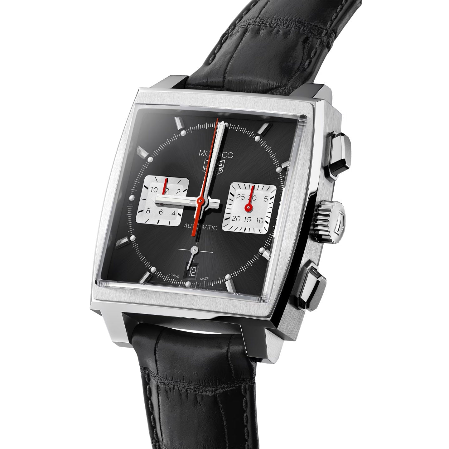 Tag Heuer Monaco Men's Black Chronograph Watch
