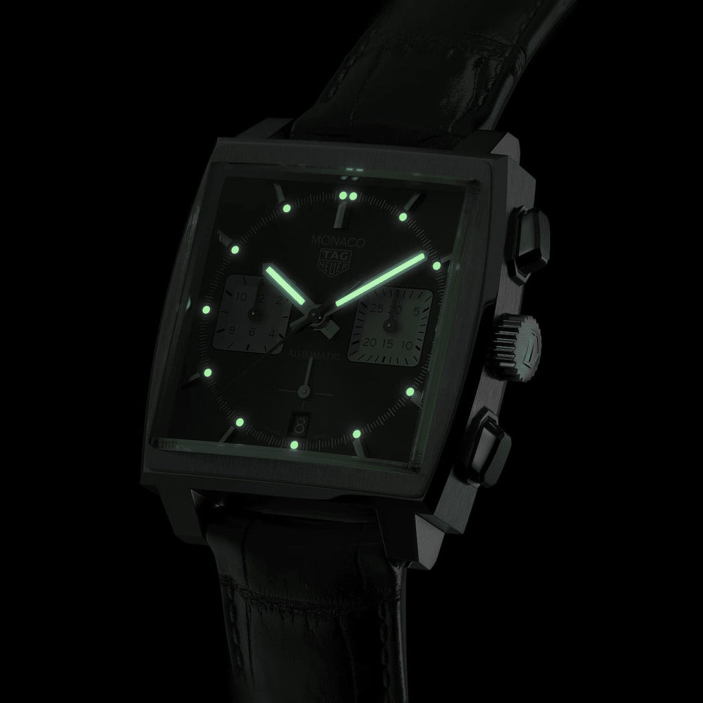 Tag Heuer Monaco Men's Black Chronograph Watch