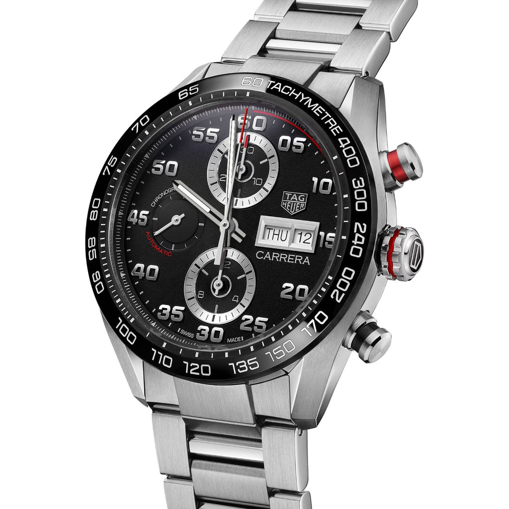 Tag Heuer Carrera Men's Black Chronograph Watch