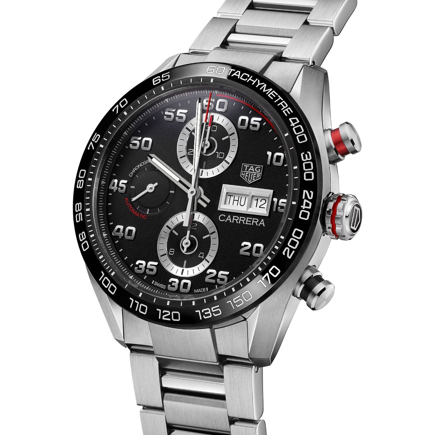 Tag Heuer Carrera Men's Black Chronograph Watch