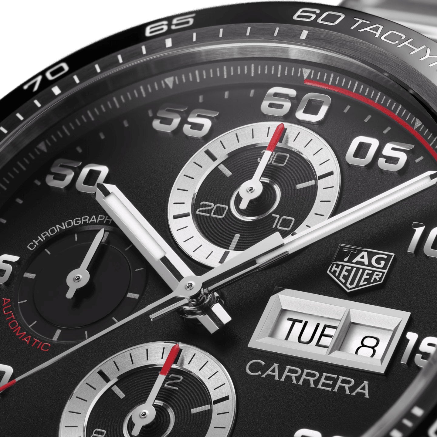 Tag Heuer Carrera Men's Black Chronograph Watch