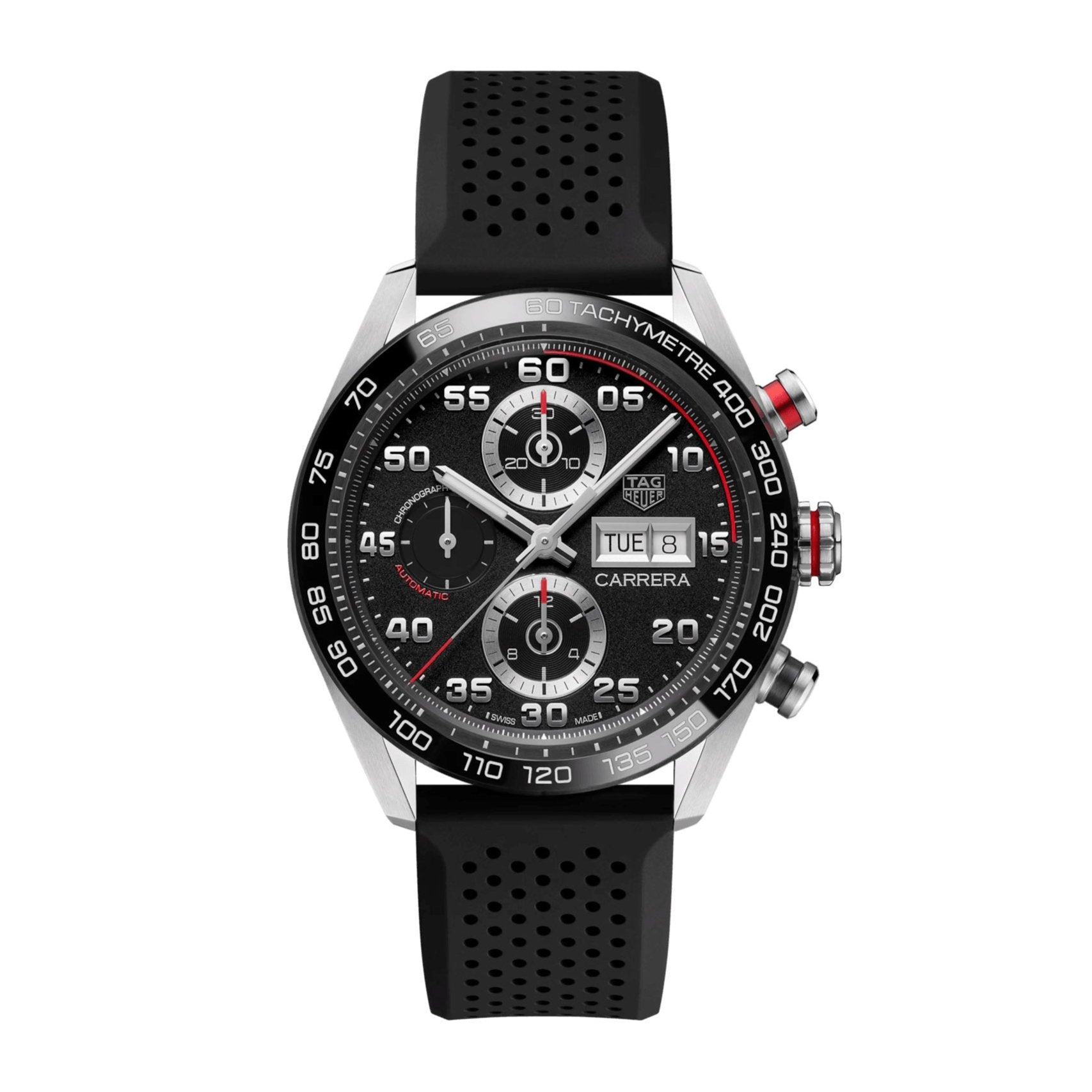 Tag Heuer Carrera Men's Black Chronograph Watch