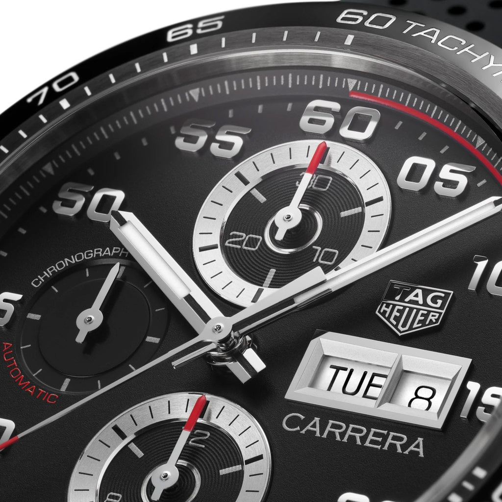 Tag Heuer Carrera Men's Black Chronograph Watch