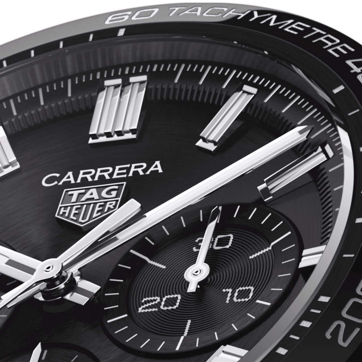 Tag Heuer Carrera Men's Black Chronograph Watch