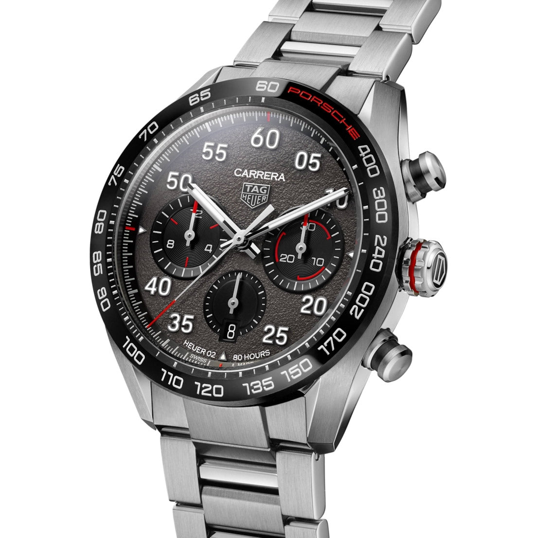 Tag Heuer Carrera Men's Grey Chronograph X Porsche Watch