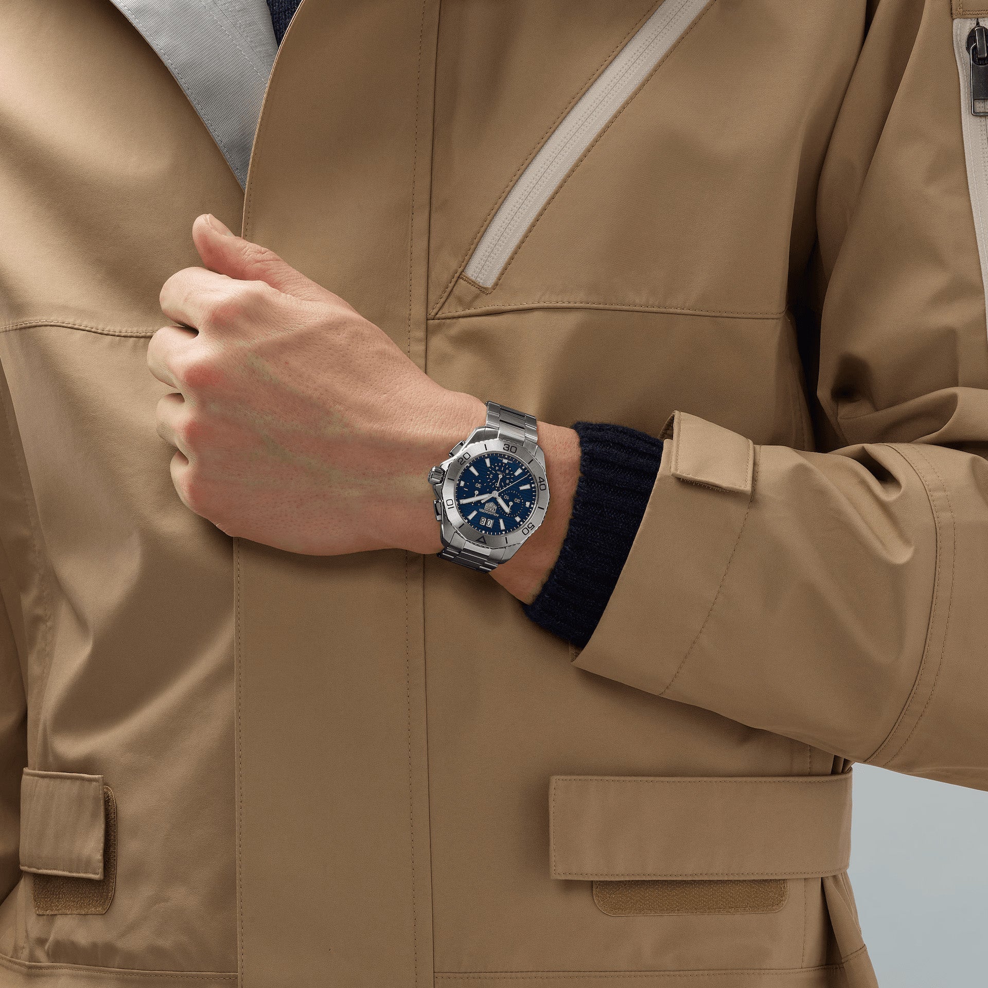 Tag Heuer Aquaracer Men's Blue Chronograph Watch