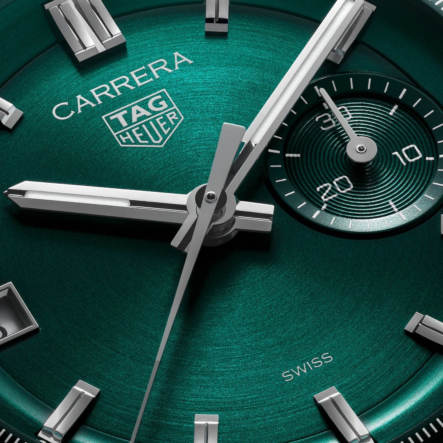 TAG Heuer Carrera Men's Green Chronograph Watch
