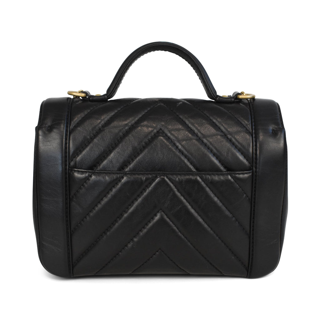 Chanel 'Chevron Top Handle' Flap Bag