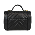 Chanel 'Chevron Top Handle' Flap Bag
