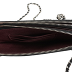 Chanel Double Zip Clutch Bag