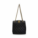Chanel Quilted Caviar Tote Bag