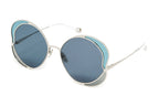 Chloé Women's Sunglasses Gemma Oversized Round Butterfly Blue
