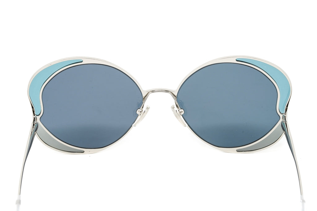 Chloé Women's Sunglasses Gemma Oversized Round Butterfly Blue