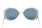 Chloé Women's Sunglasses Gemma Oversized Round Butterfly Blue