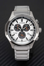 Citizen Eco-Drive Chronograph Silver Men's Watch