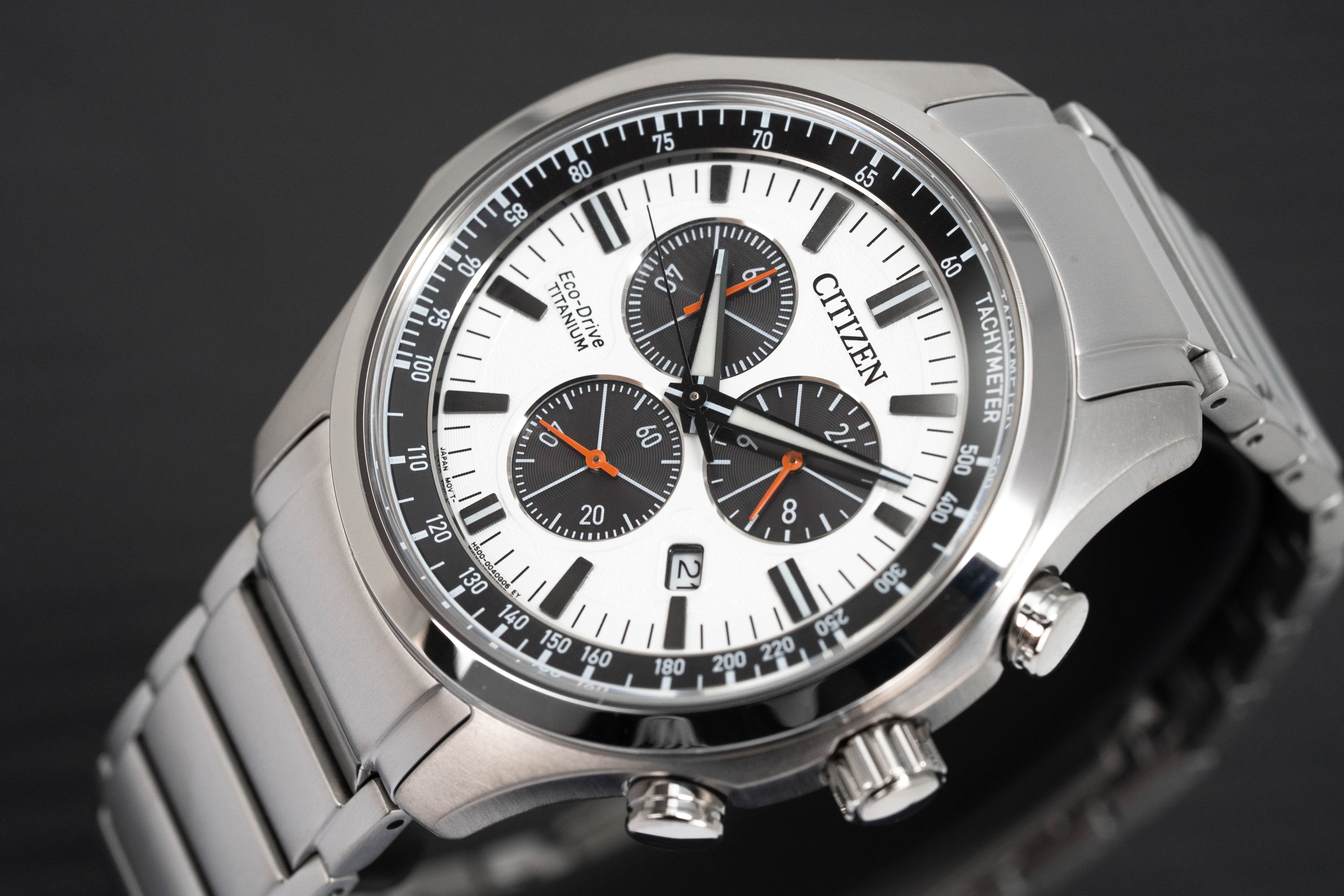 Citizen Eco-Drive Chronograph Silver Men's Watch