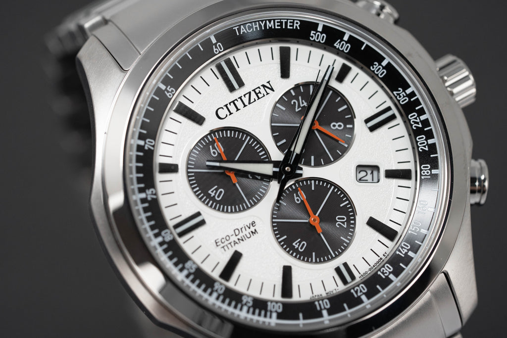 Citizen Eco-Drive Chronograph Silver Men's Watch