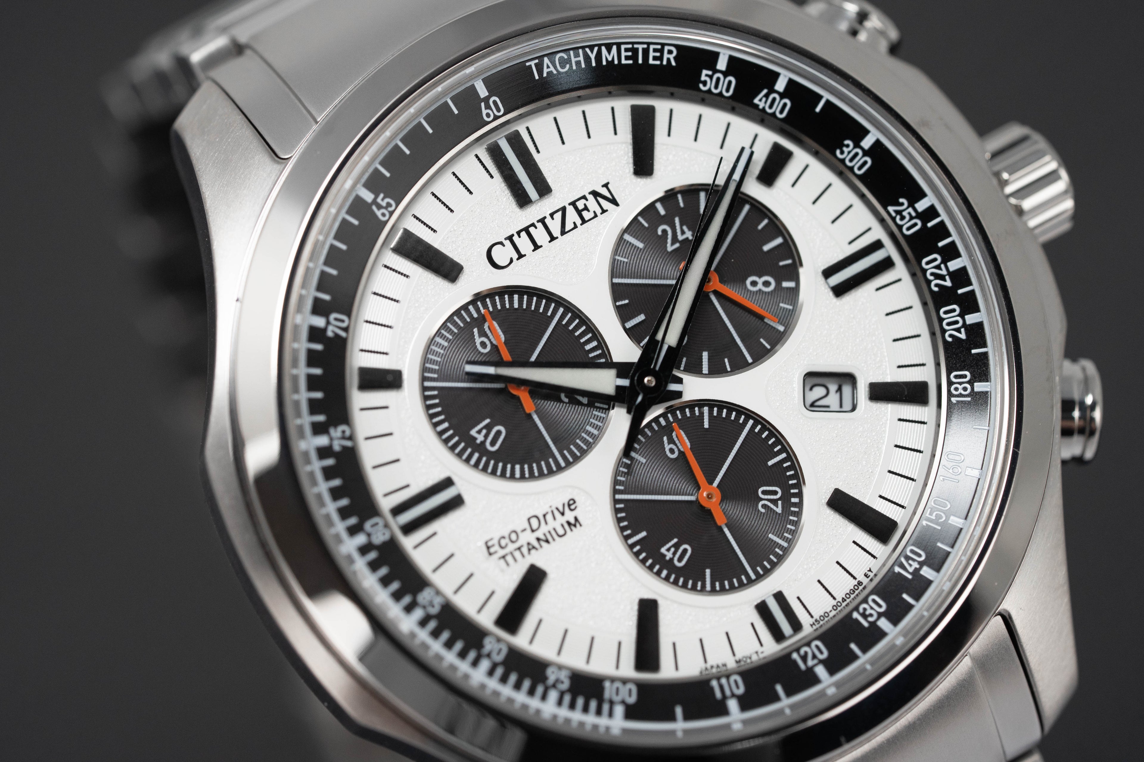 Citizen Eco-Drive Chronograph Silver Men's Watch