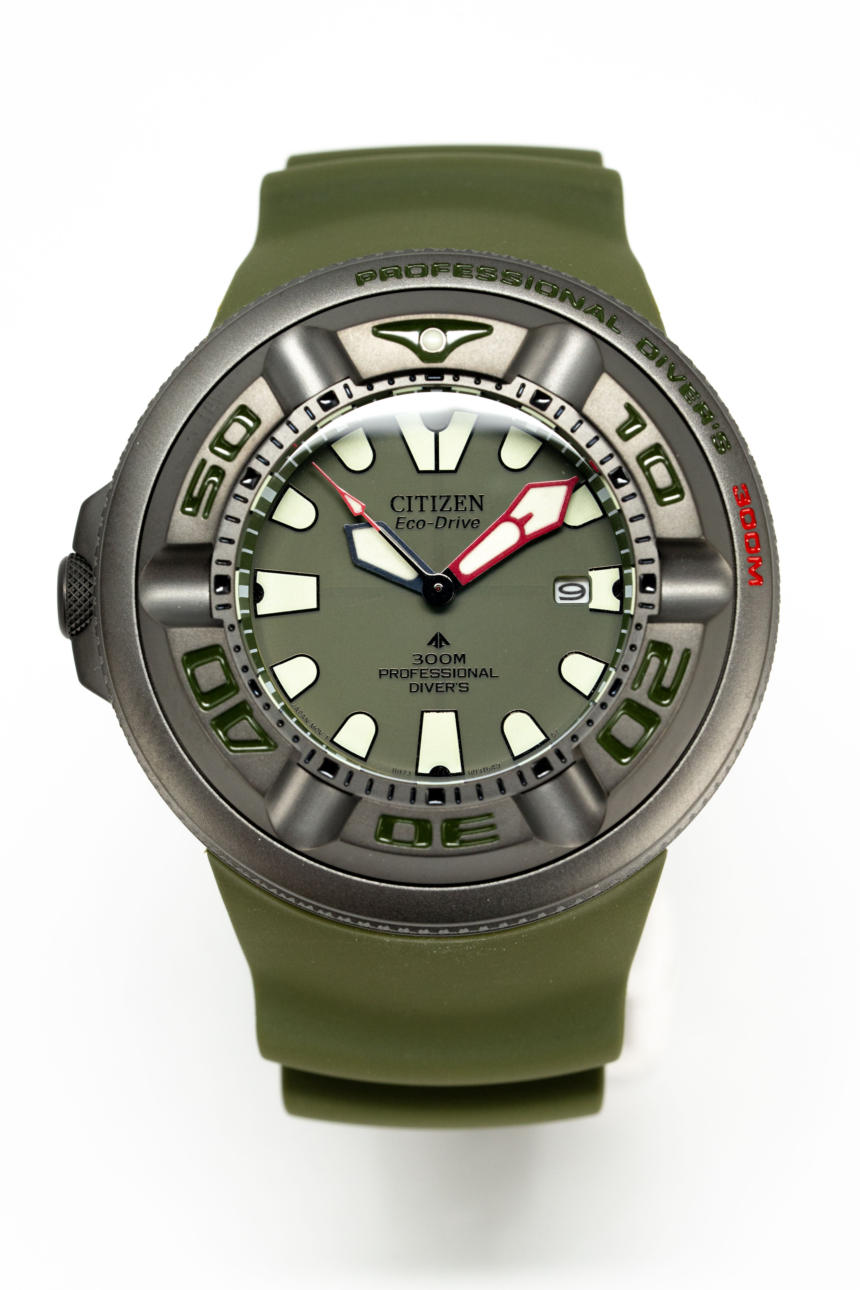 Citizen Men's Watch Eco-Drive Professional Diver Green